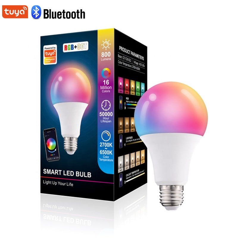 KCR™ Smart LED Bulb – Color-Changing RGBCW, App Controlled